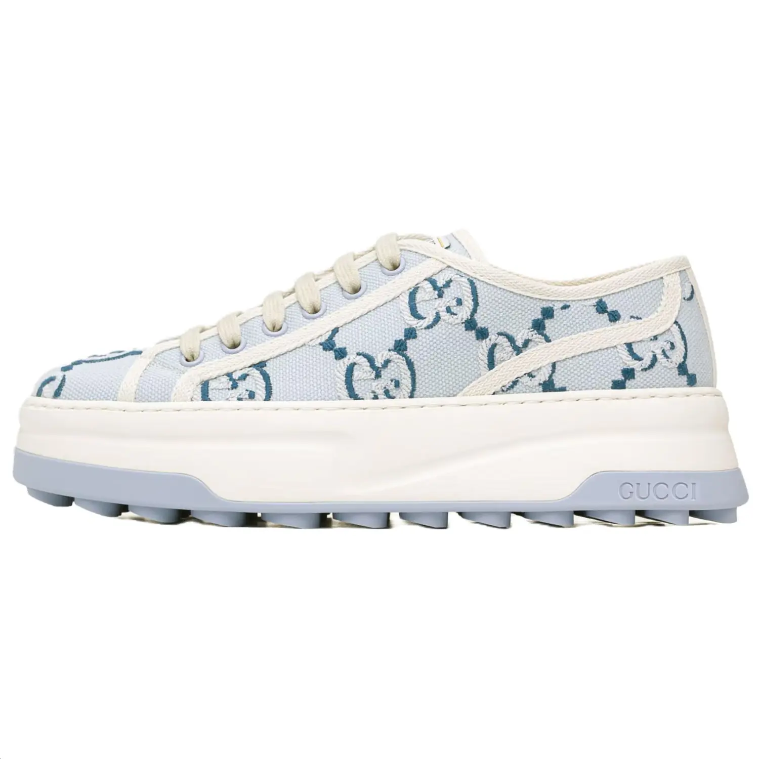 GUCCI Теннисные 1977 низкие повседневные кроссовки Women's Blue