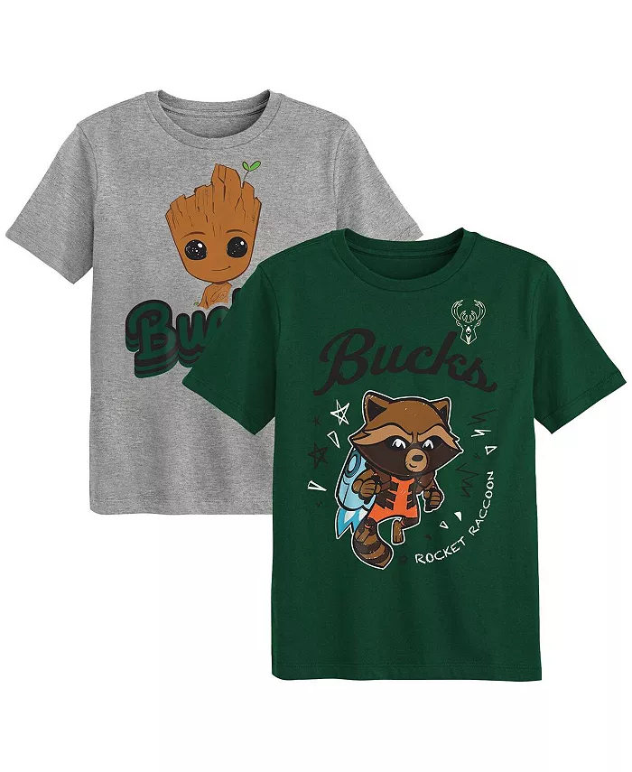 

Детский набор из 2 футболок Milwaukee Bucks Guardians Of The Galaxy Outerstuff