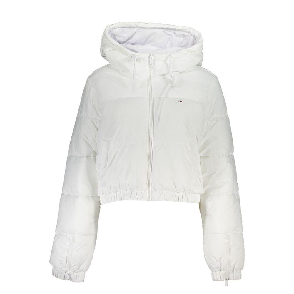 

Элегантная белая куртка с капюшоном — Sustainable Chic Tommy Hilfiger