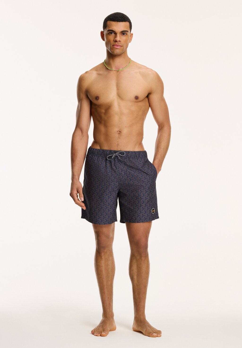 

Шорты для плавания Regular Fit Geo Shiwi, темно-синие