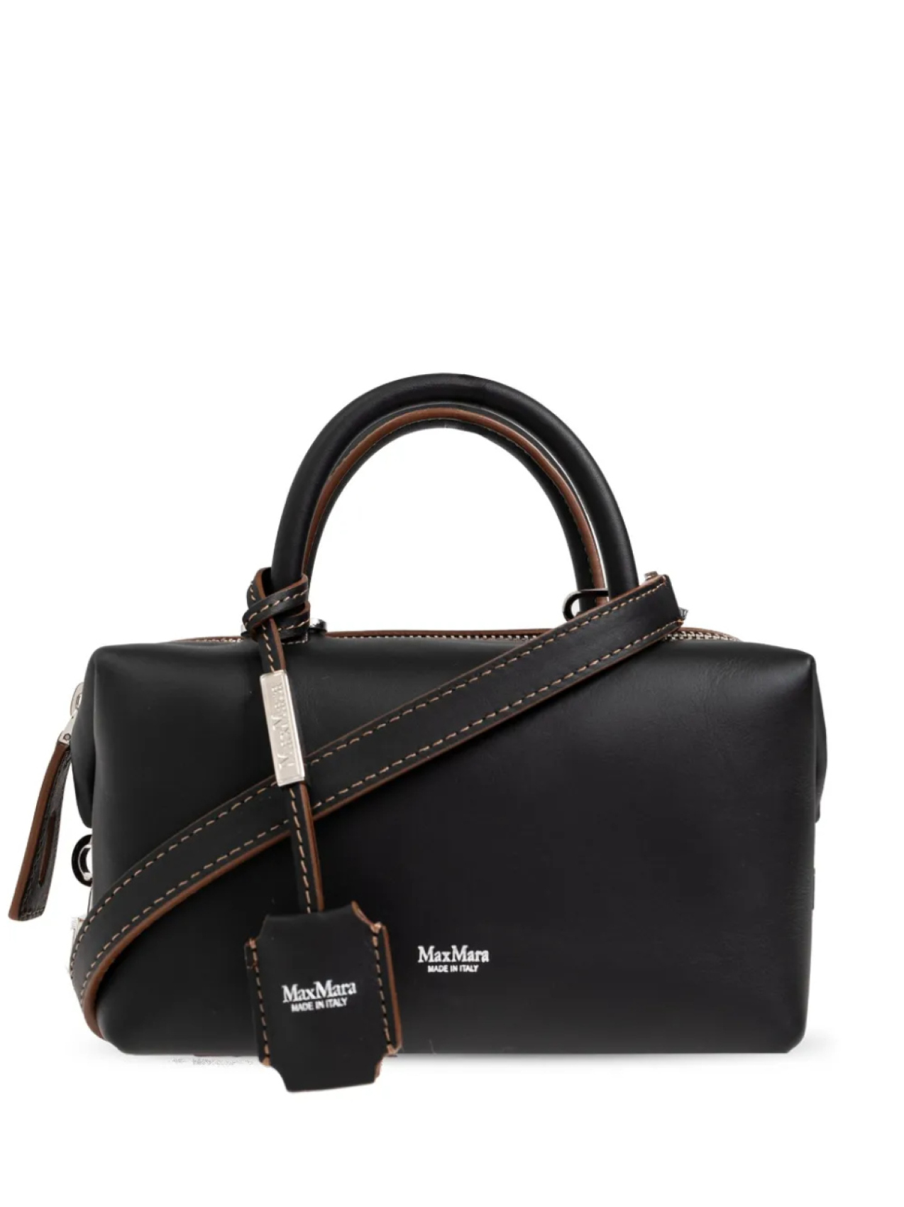 

Max Mara сумка-тоут с логотипом, черный