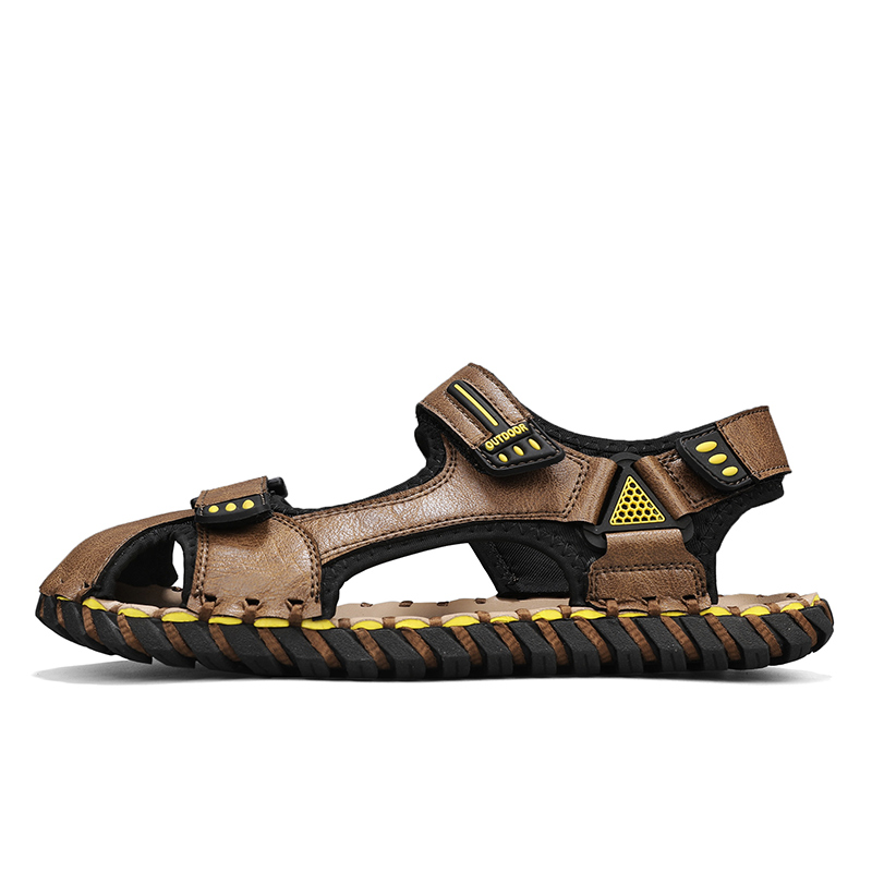 

Kung Fu partners Мужские пляжные сандалии коричневые, цвет Brown