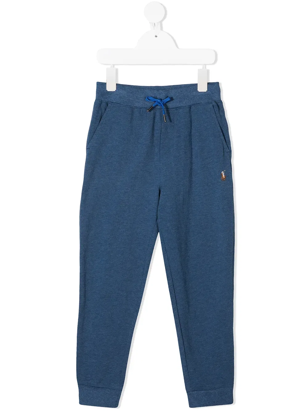 Спортивные брюки с вышитым логотипом Polo Ralph Lauren Kids, синий