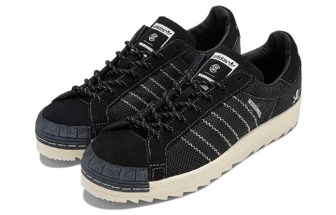 Adidas Originals Adidas Superstar Clot X Neighborhood в черном цвете, цвет Black — фото 4