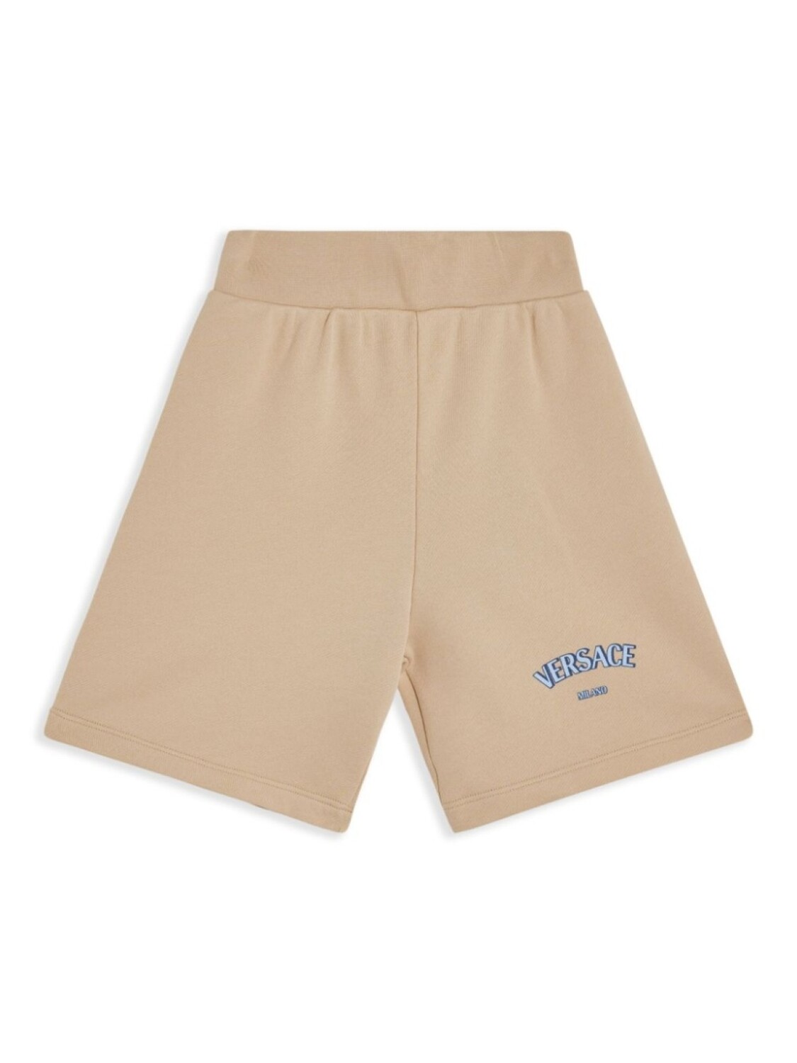 

Versace Kids хлопковые спортивные шорты с логотипом, нейтральный цвет