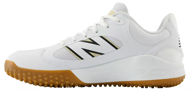 Бейсбольные кроссовки New Balance Fresh Foam 3000 V7 для газона, белый/черный — фото 3