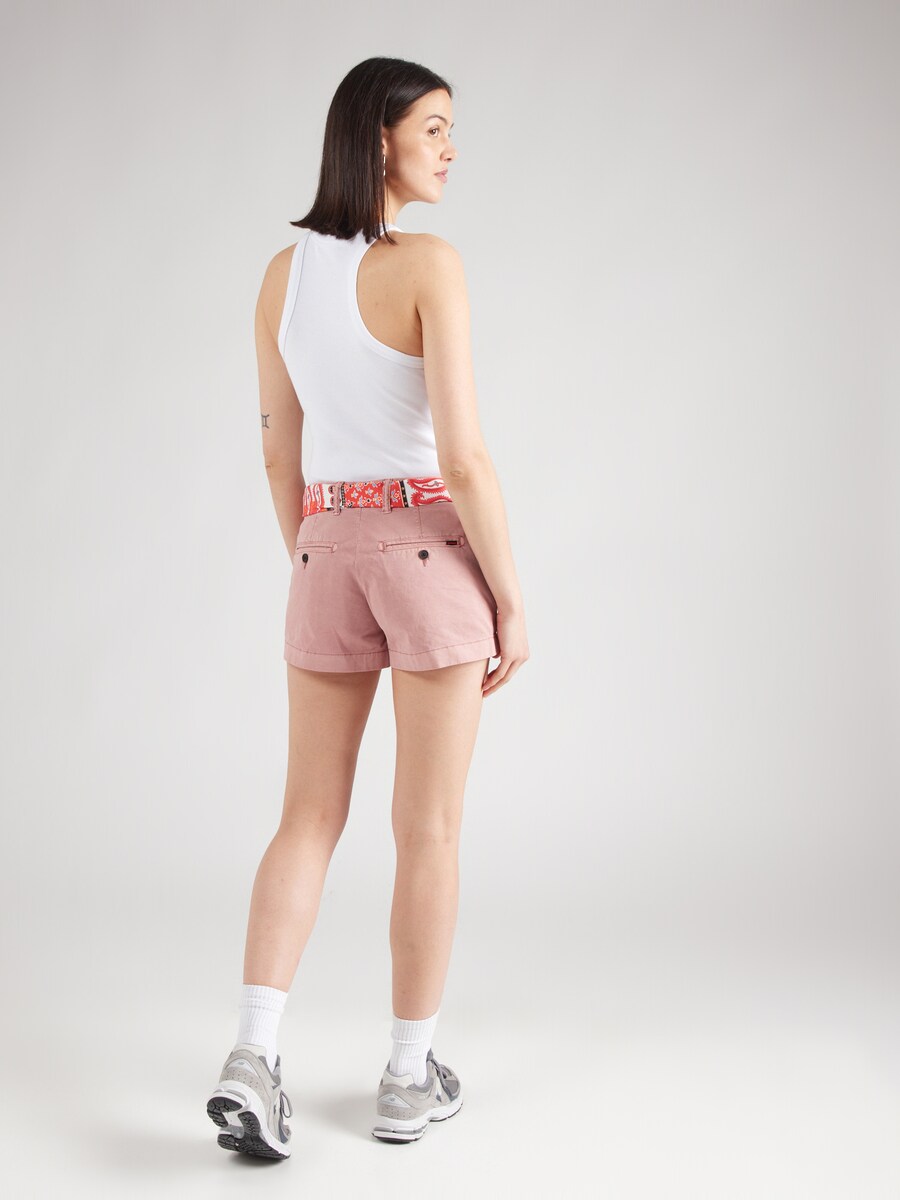 Узкие брюки-чинос Superdry Classic, темно-розовый — фото 4