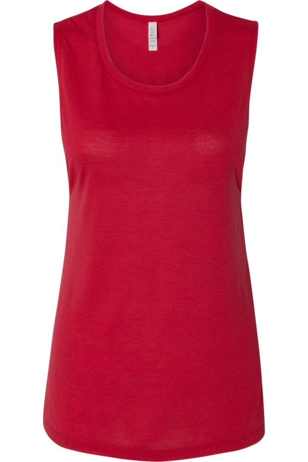 

Женская майка-топ BELLA + CANVAS Flowy Scoop Muscle, красный