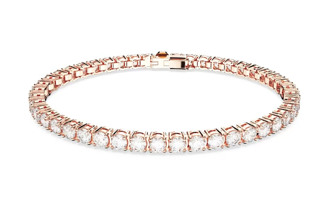 

Матрица Теннисный браслет Swarovski, золото