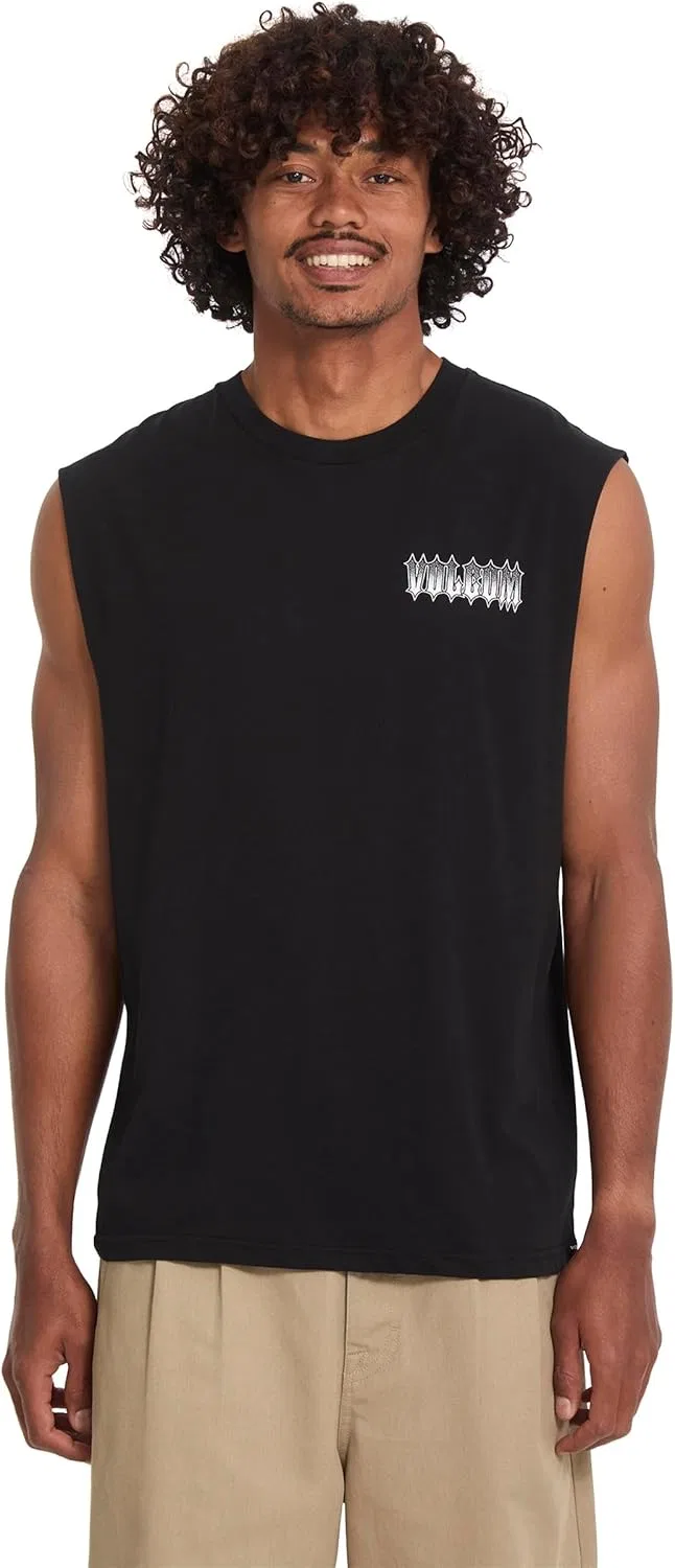 Мужская майка Volcom, спортивная одежда для активного отдыха, черный