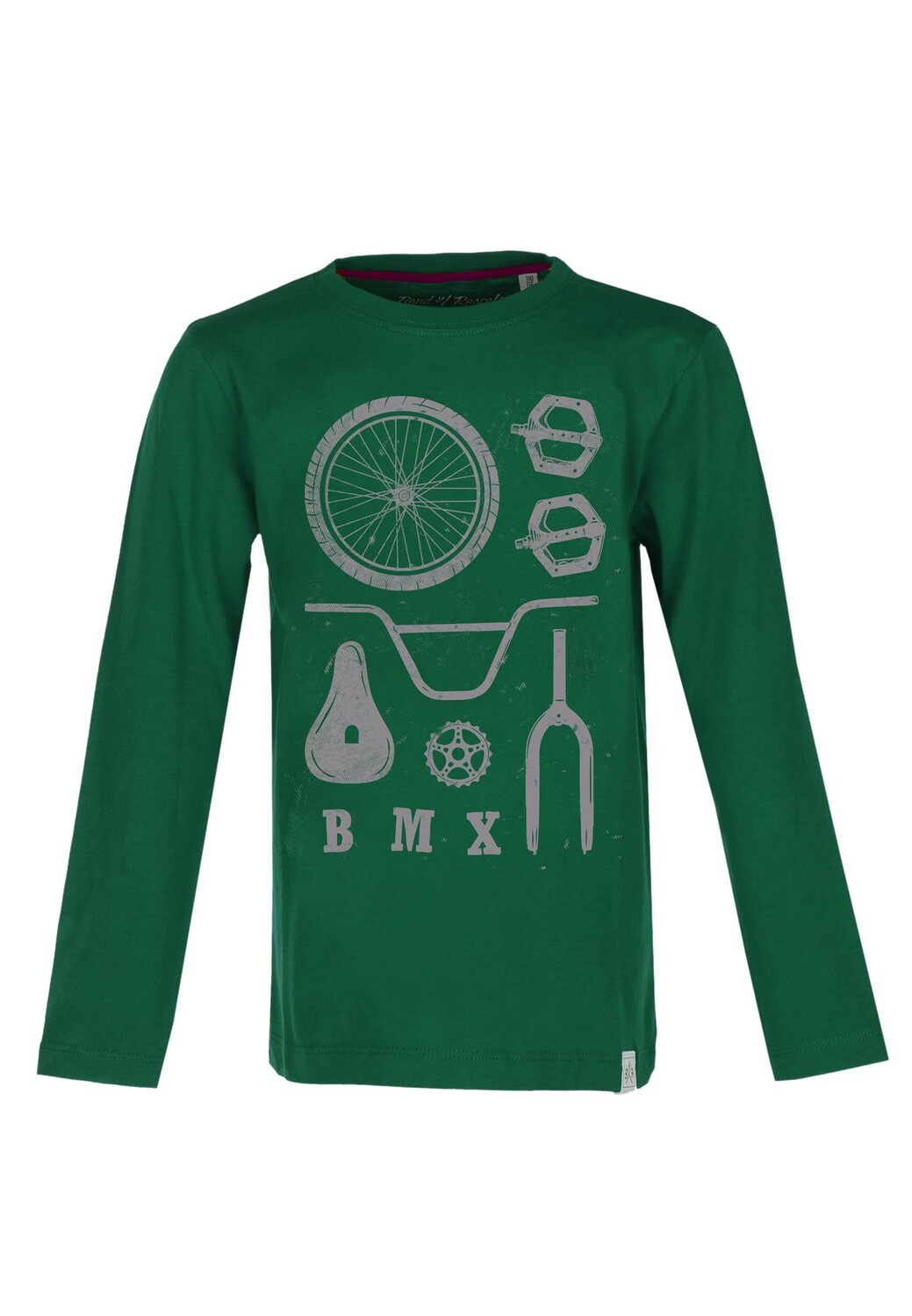 

Лонгслив Band of Rascals BMX Parts, зеленый