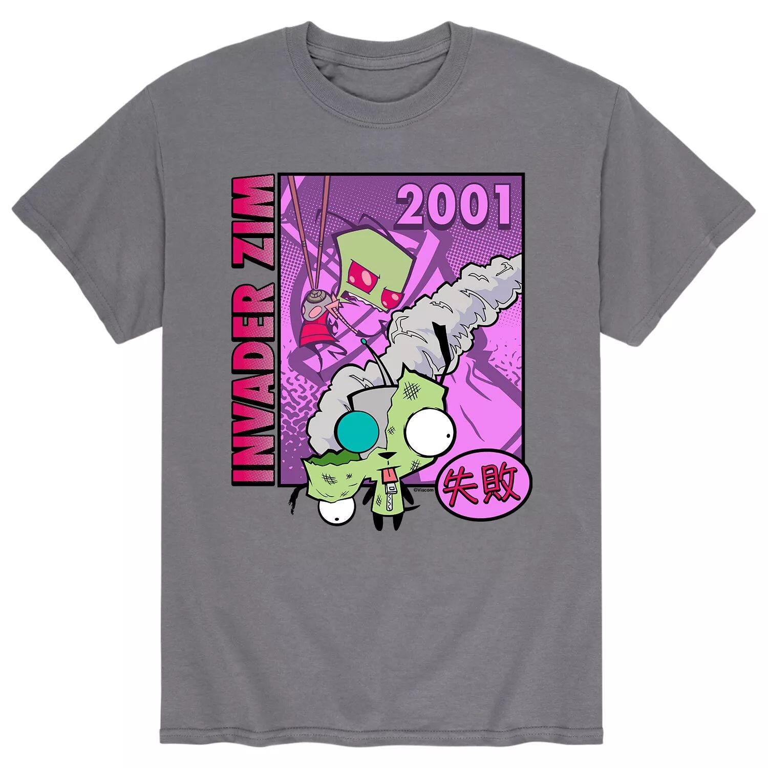 

Мужская футболка Invader Zim Kanji (Failure) Licensed Character