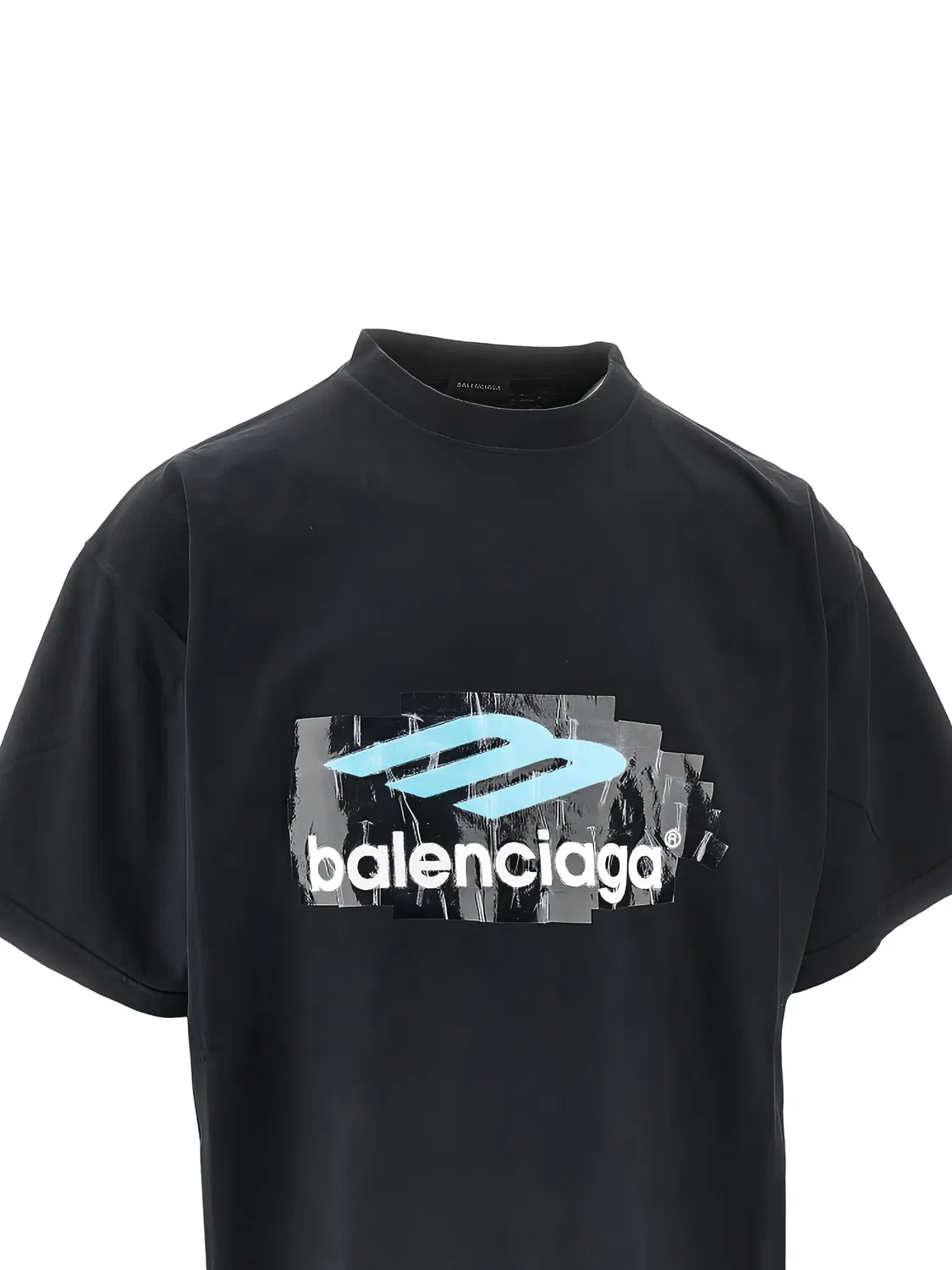 Футболка Balenciaga Logo, с логотипом — фото 2