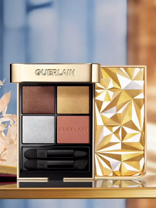 Палетка теней для век Ombres G, лимитированная праздничная коллекция, 520 Stellar Glow Guerlain — фото 3