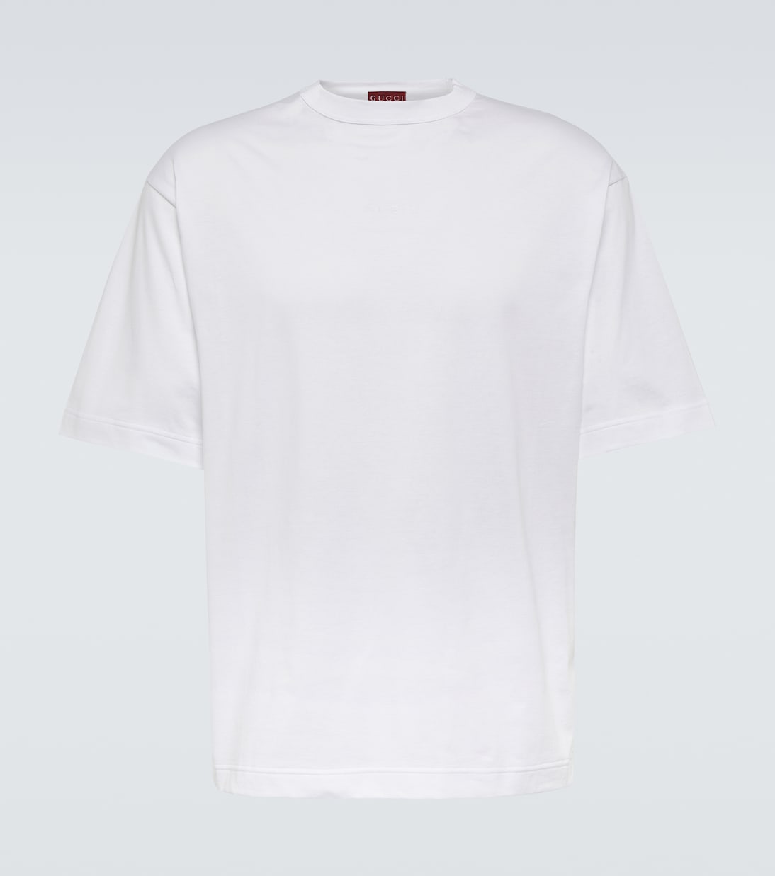 

Хлопковая футболка из джерси Gucci, White/Mix