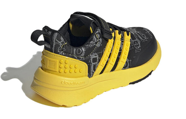 Кроссовки lego x racer tr 'black equipment yellow' Adidas, черный — фото 3