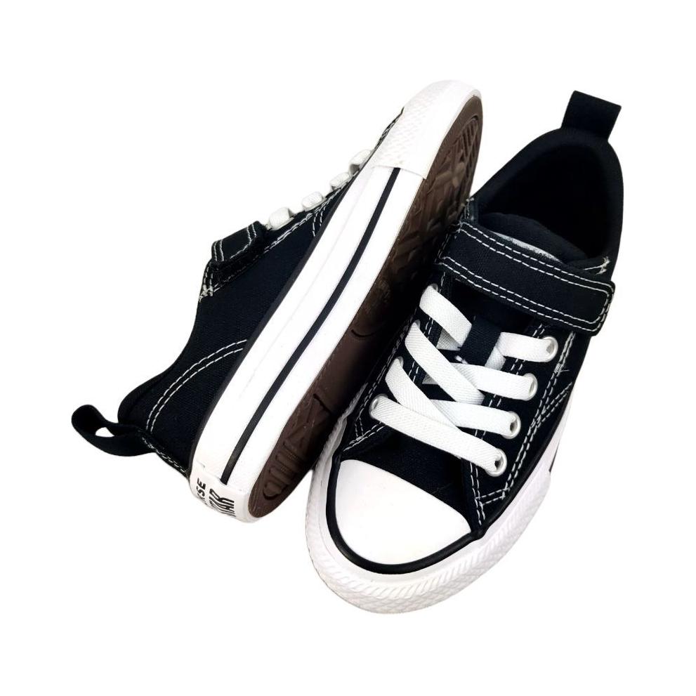 Детские кеды Chuck Taylor All Star Low Top для детей от 3 до 7 лет Converse, черный/белый — фото 4