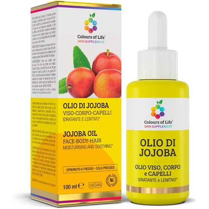 

Масло жожоба для лица, тела и волос увлажняющее 100 мл Colours Of Life