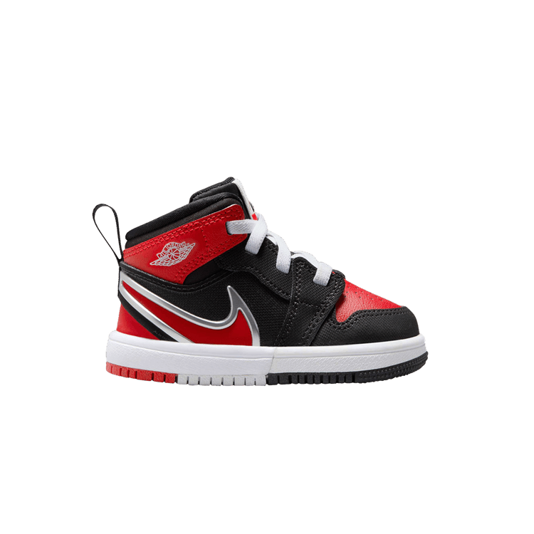 

Кроссовки Air Jordan 1 Mid RM EasyOn TD 'Bred', красный