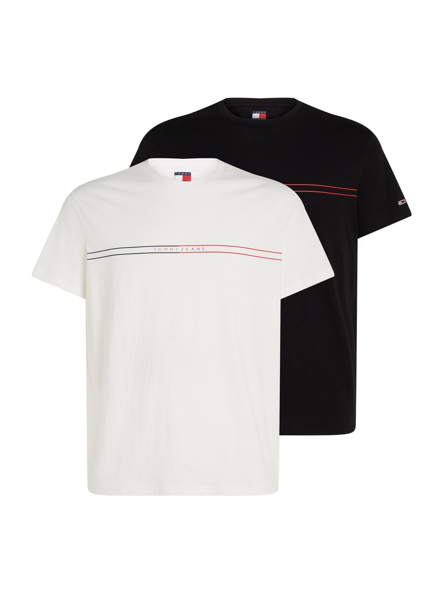 

Рубашка Tommy Jeans, черный/белый