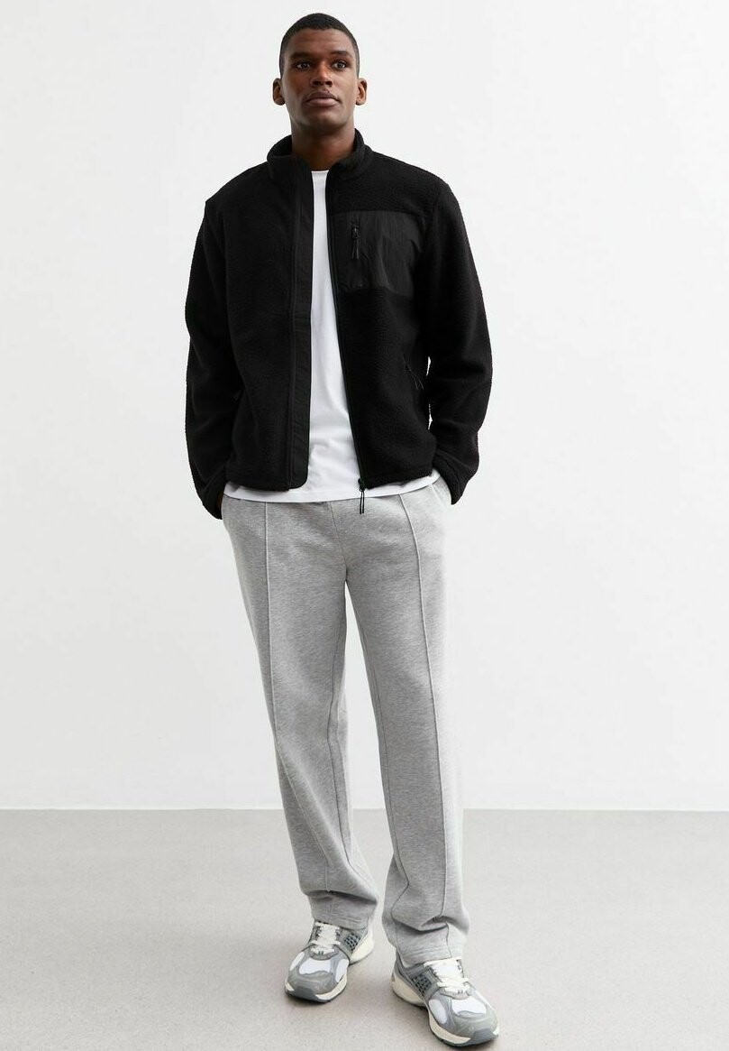 

Флисовая куртка REGULAR New Look, черный