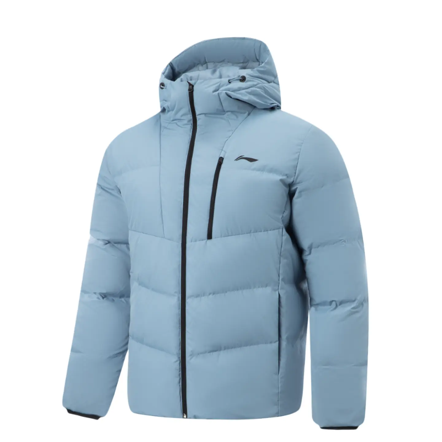 

Мужская пуховая куртка LiNing Fitness Series, wild серый синий