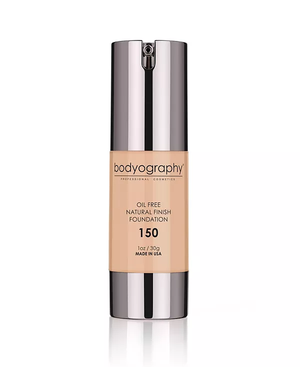 Тональный крем с натуральным финишем, 1 унция. Bodyography, 150 light/med (warm undertone)