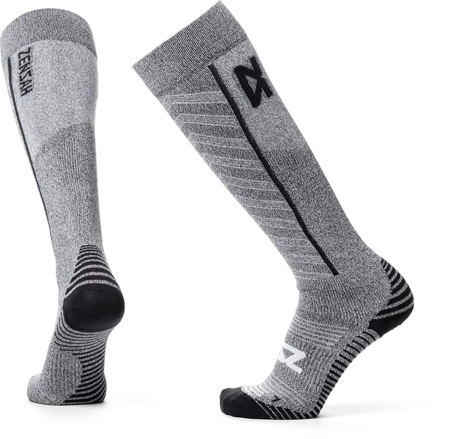

Компрессионные носки Featherweight Zensah, Heather Grey