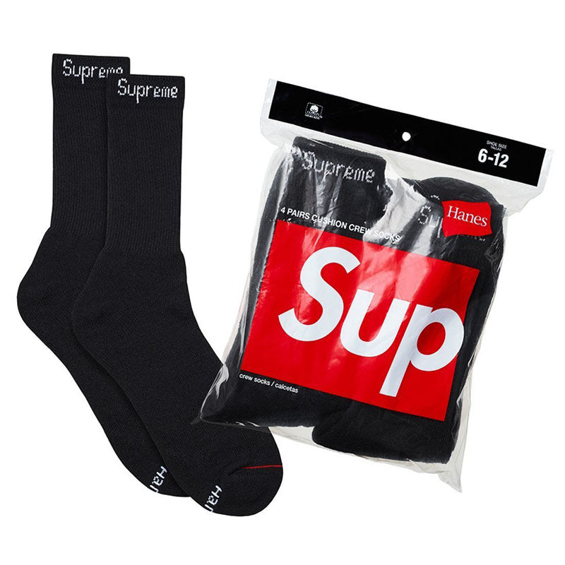 

Набор из 4 пар носков Supreme Hanes Crew Socks