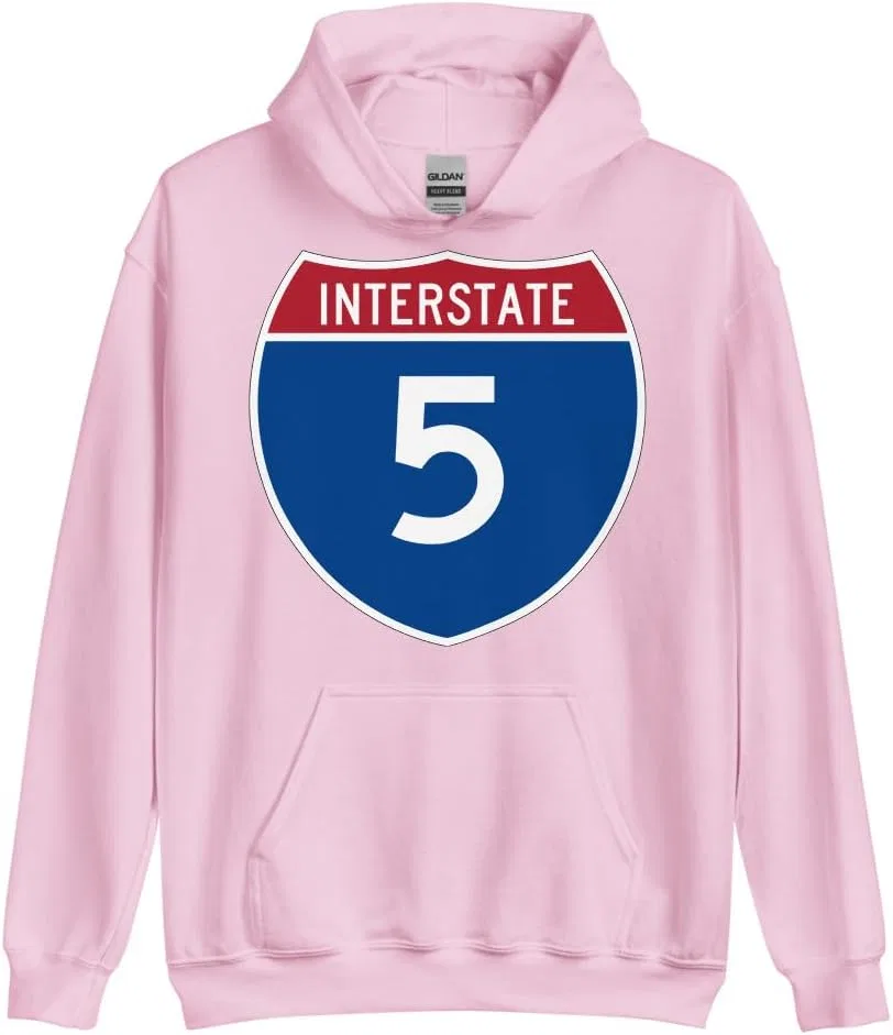 Толстовка Interstate 5 Generic, светло-розовый
