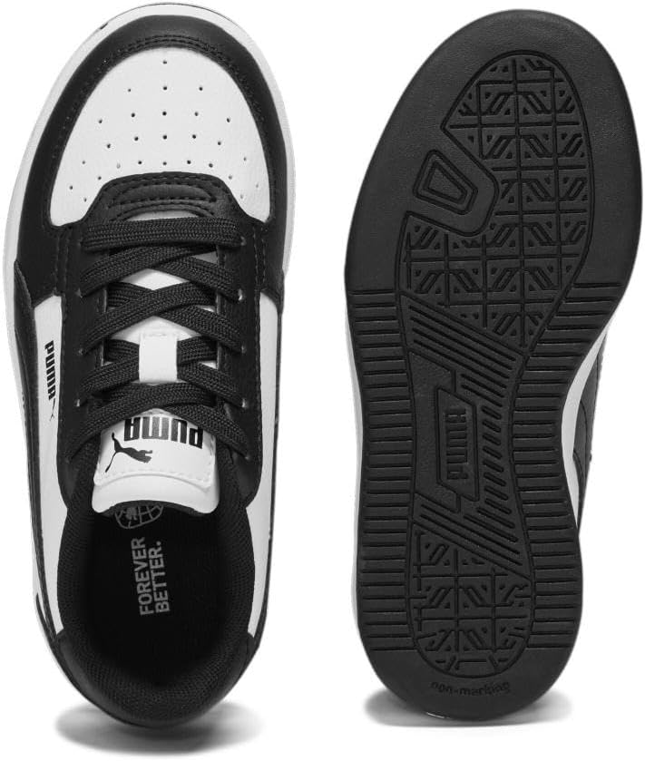 Детские кроссовки PUMA Kids Boys Caven 2.0 на шнуровке, повседневные - черные — фото 4