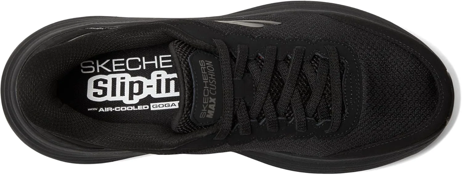 Мужские слипоны Skechers Hands Free с амортизацией Max Cushioning Endeavour Cardova, черный — фото 3