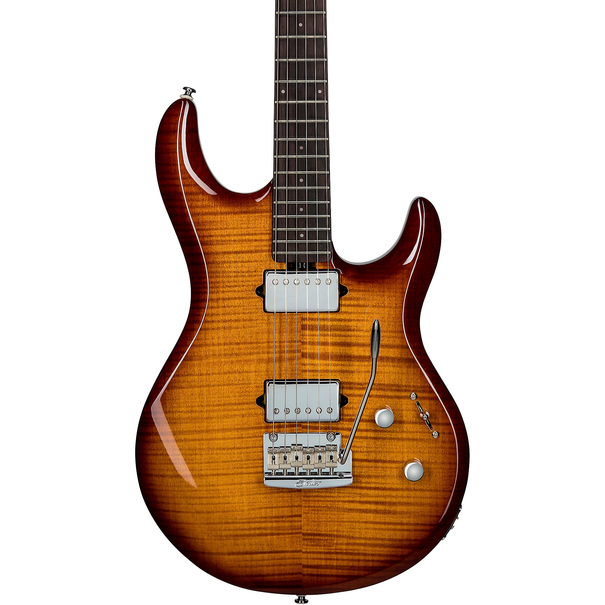 

Sterling от Music Man Luke Flame Maple Электрогитара Hazel Burst