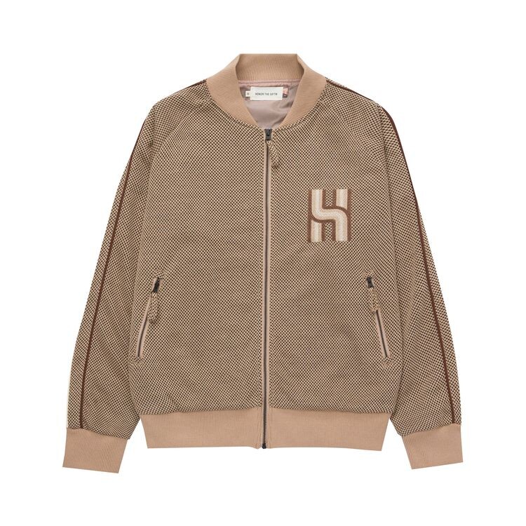 

Куртка Honor The Gift Novelty Knit Track Jacket Brown, коричневый