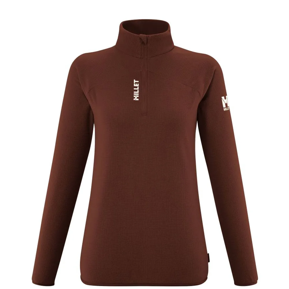 

Флис Millet K Lightgrid half zip, коричневый