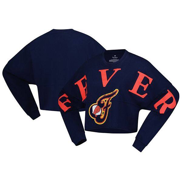 

Женская футболка с принтом Indiana Fever oversize кроп Spirit Jersey