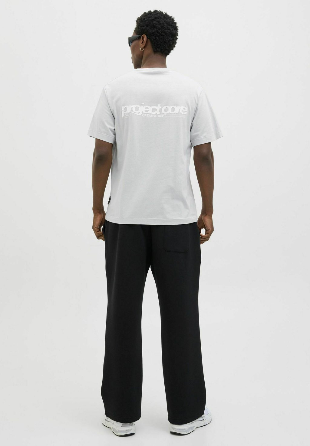 

Футболка с принтом JCOUNION BACK CREW Jack & Jones, серый