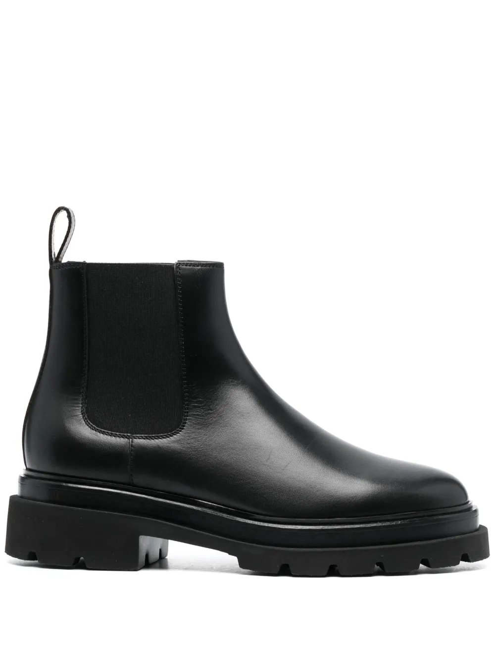 Ботинки с закругленным носком Santoni, черный