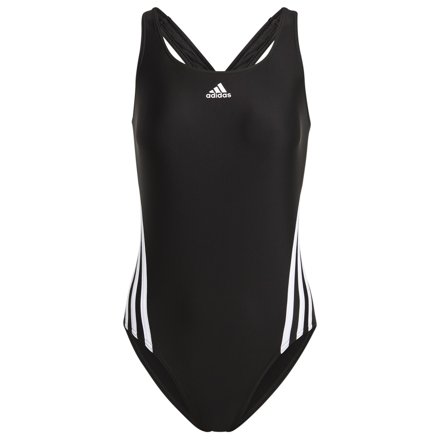 

Купальник Adidas Women's 3S Swimsuit, цвет Black/White