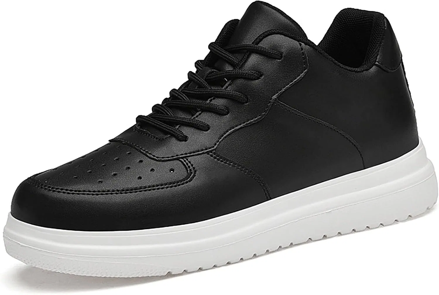 Кроссовки Herren Schuhe Sportschuhe Turnschuhe Laufschuhe Schuhe mit Erhöhungen für Herren, 6/8/10 см, , höhenverstellbar, lässige mit Erhöhungen, rutschfeste, atmungsaktive Turnschuhe Schnürschuhe Generisch, Schwarz