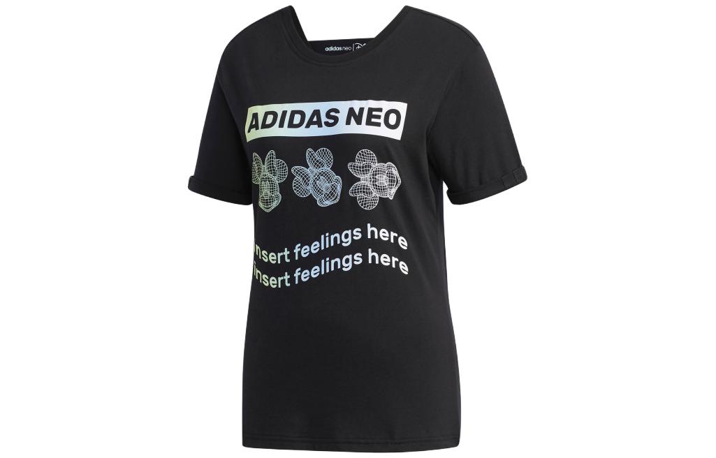 

Футболка женская черная Adidas Neo