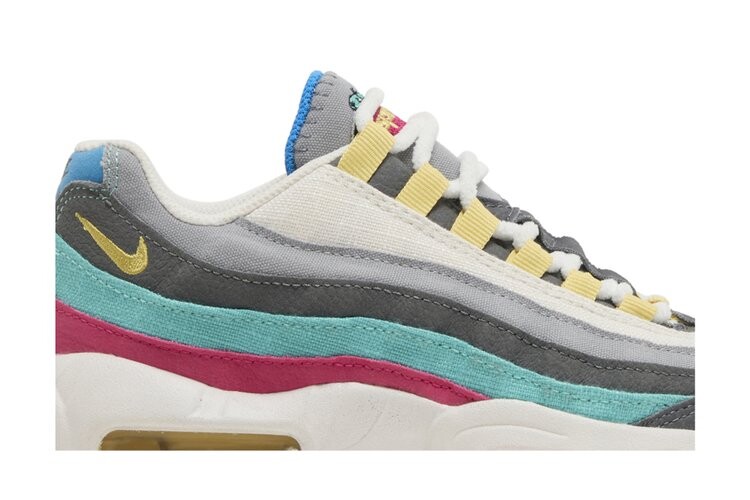 Кроссовки Nike Air Max 95 Recraft SE GS, серый — фото 2