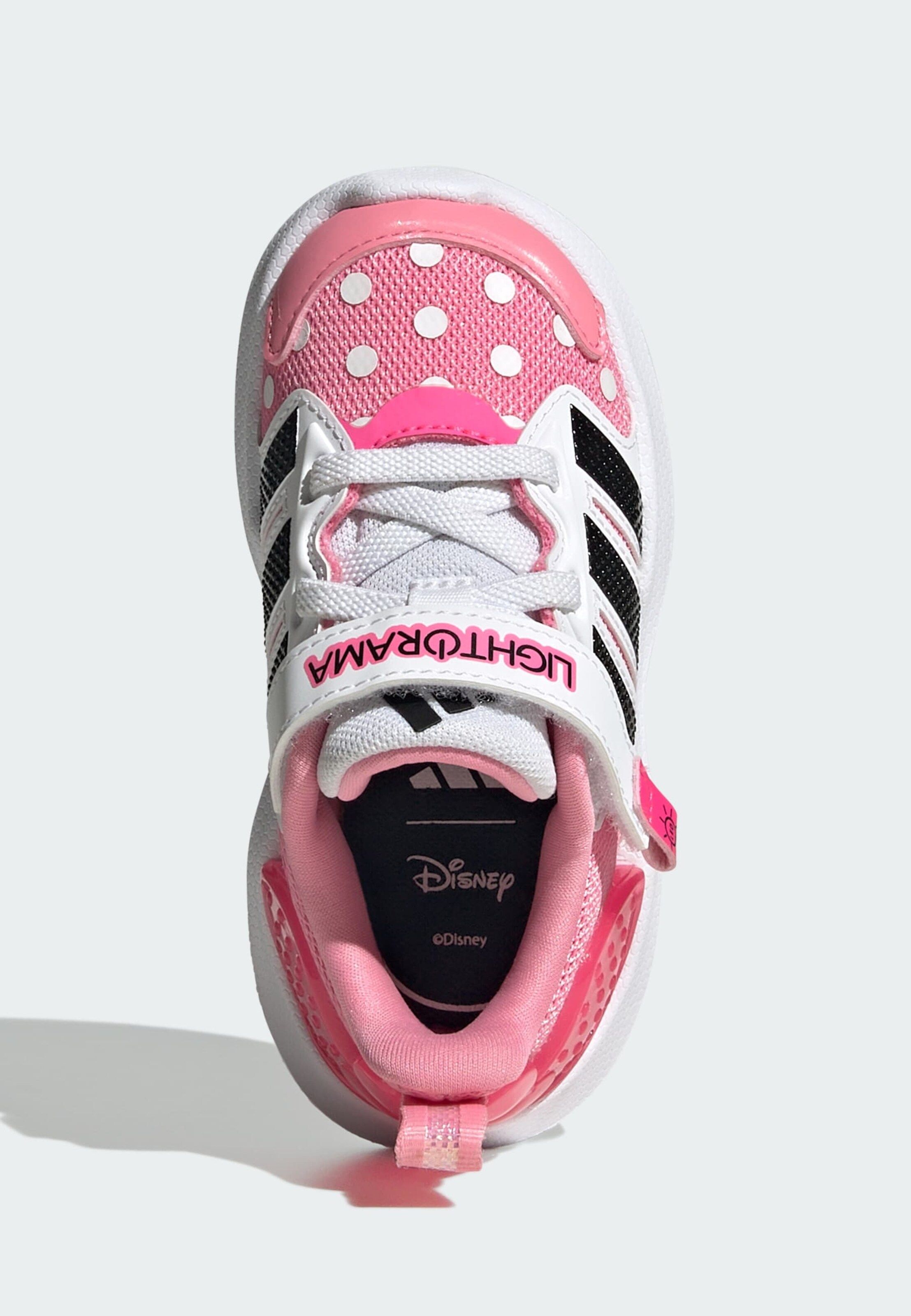 Adidas Sportswear Кроссовки 'Lightorama Minnie Mouse' в неоново-розовом и светло-розовом цвете — фото 3