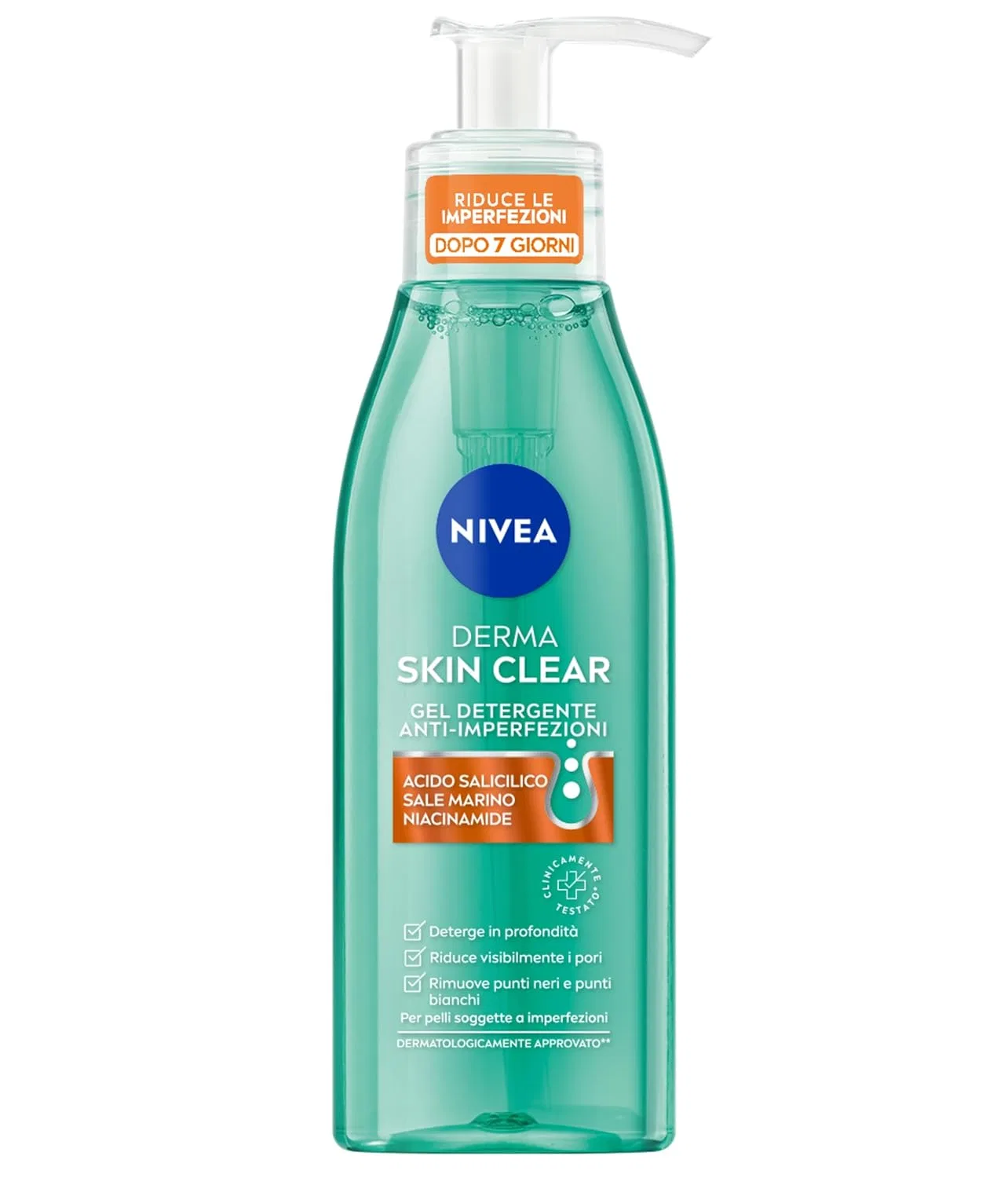 Гель для умывания Nivea — Очищающий гель для лица «Derma Skin Clear» от, 150 мл