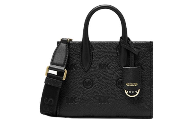 

Сумка через плечо Mirella из коровьей кожи, миниатюрная черная женская MICHAEL KORS
