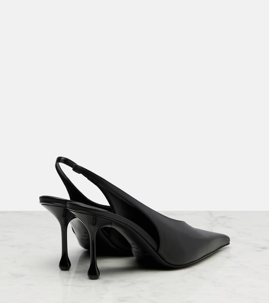 Туфли-лодочки Isa 80 на ремешке из кожи Jimmy Choo, Black — фото 2