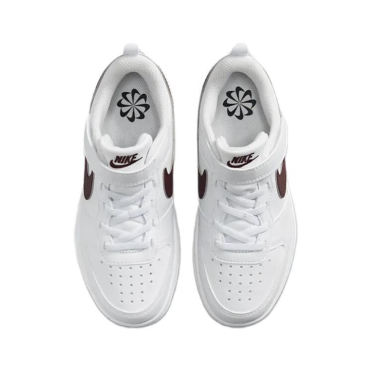Кроссовки Nike Court Borough Kids Skateboarding Shoes PS Low-top White, белый — фото 4