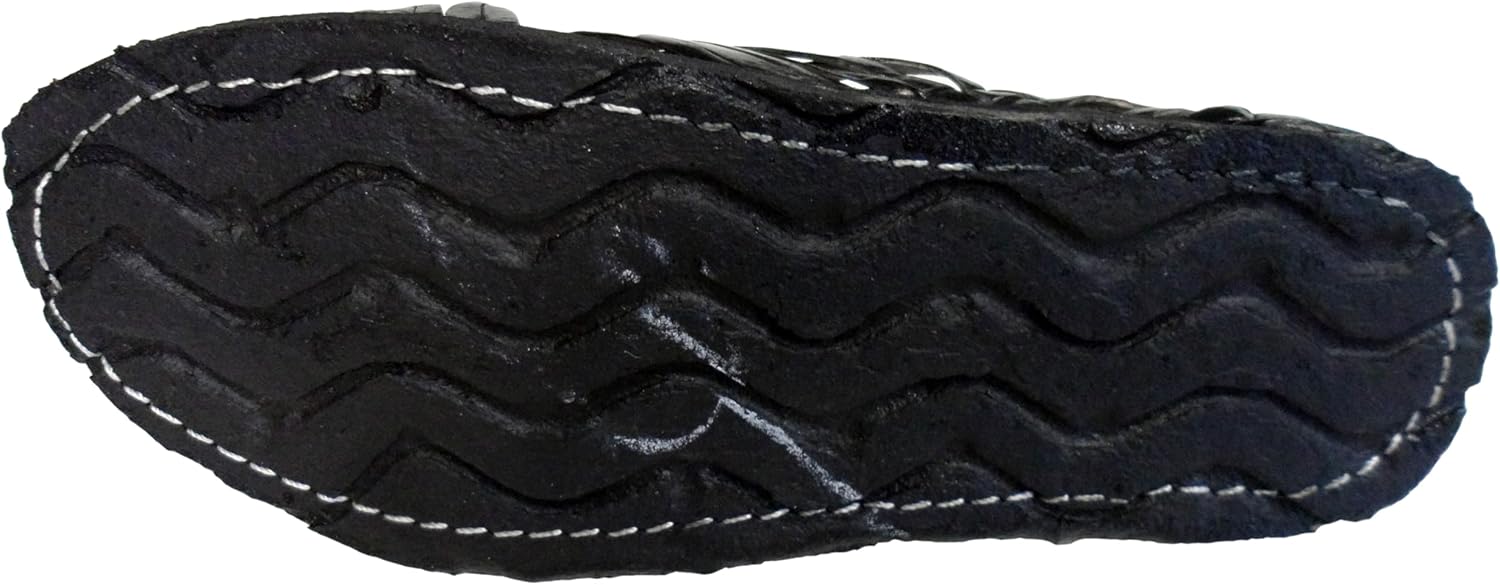 Мужские сандалии Huarache Pachuco из натуральной кожи, черного цвета. Мексиканские сандалии Handmade — фото 3
