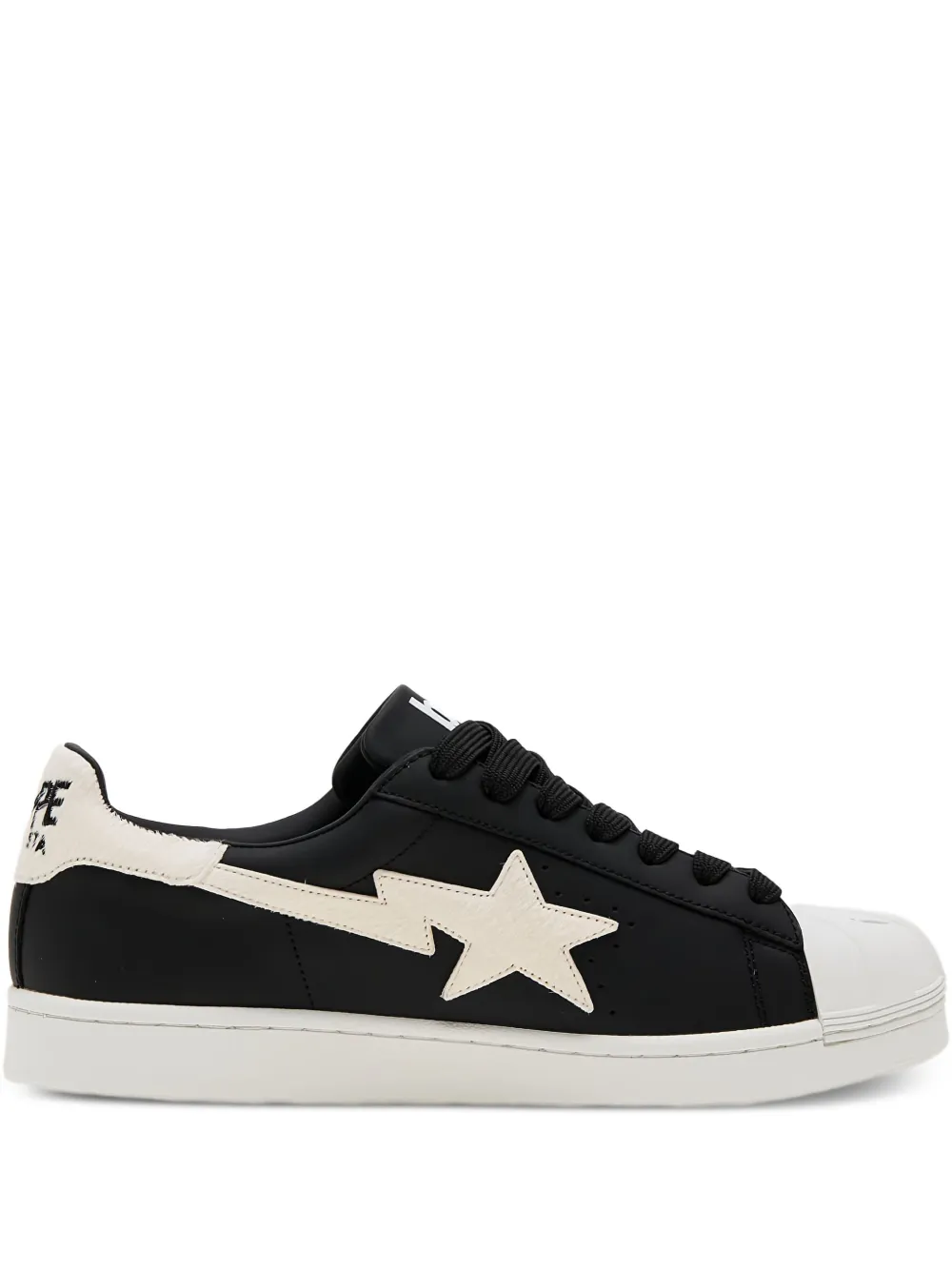 

Кроссовки star lightning bolt A BATHING APE, черный