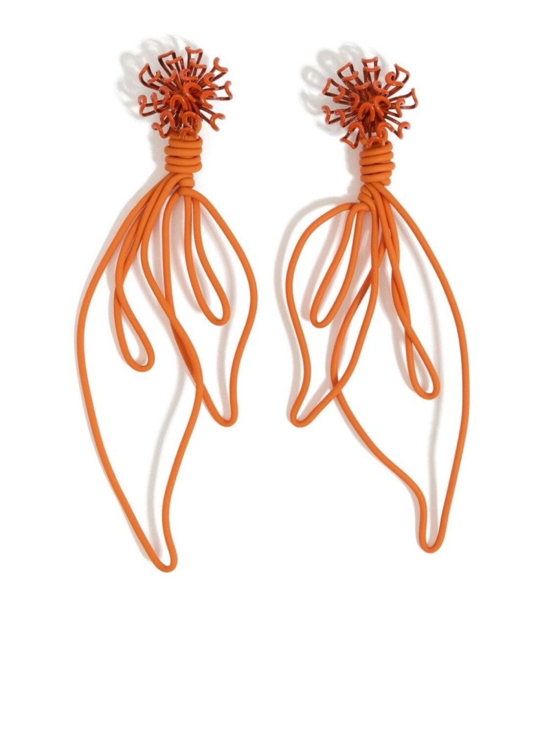 

Серьги chrysanthemum leaves Bimba y Lola, оранжевый